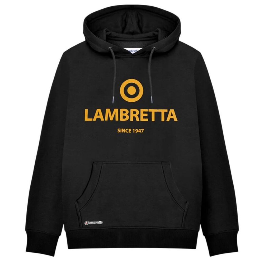 Lambretta Mens Target Logo Hoodie / Black